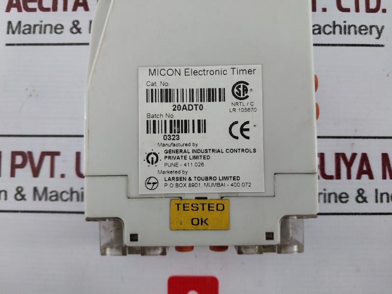 Gic 20adt0 Asymmetrical On/off Electronic Timer, 24-240 Vac/dc