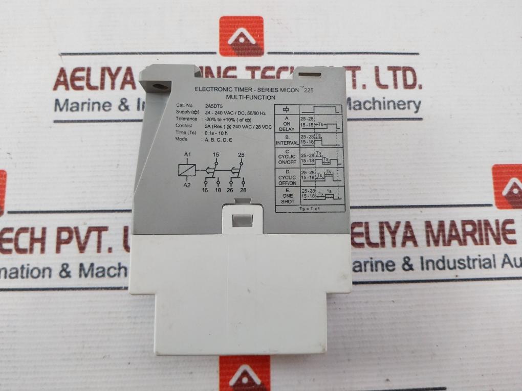 Gic 2A5Dt5 Multifunction Timer 24-240Vac/Dc, 50/60Hz