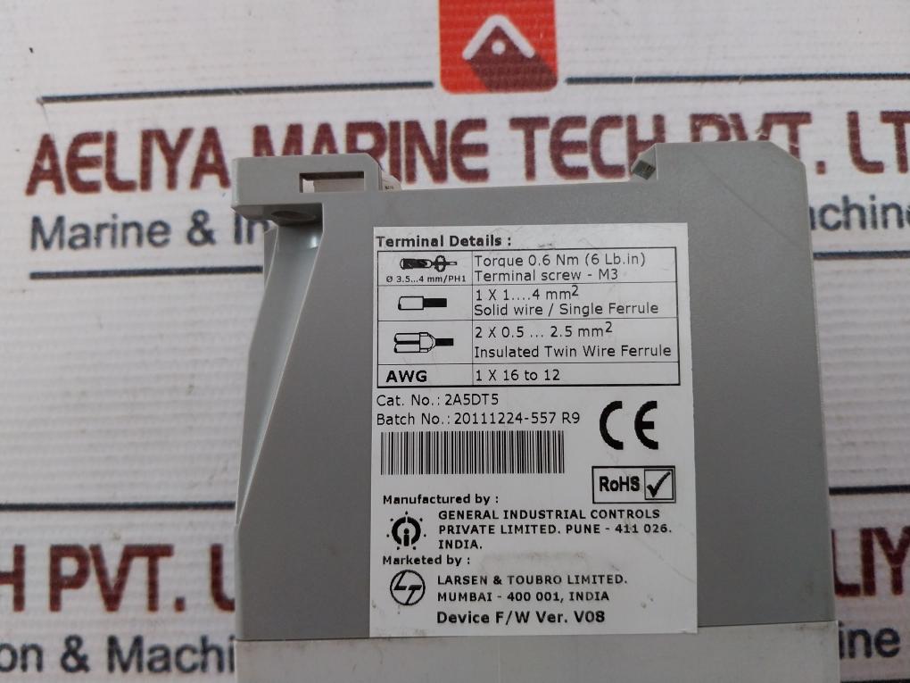 Gic 2A5Dt5 Multifunction Timer 5A 24-240 Vac/ Dc, 50/60 Hz