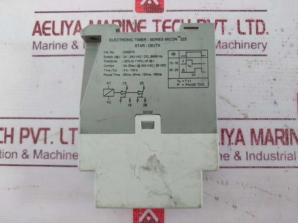 Gic 2Asdt0 Multi Function Timer Relay 24-240 Vac/Dc 50/60Hz