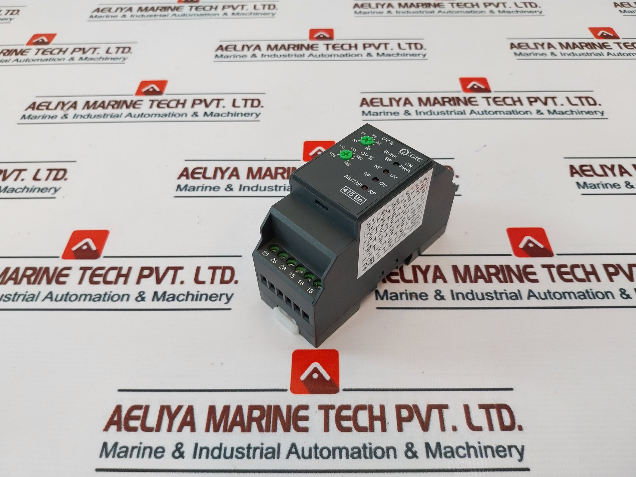 Gic 415Un Phase Neutral &amp; Voltage Control Relay 250V