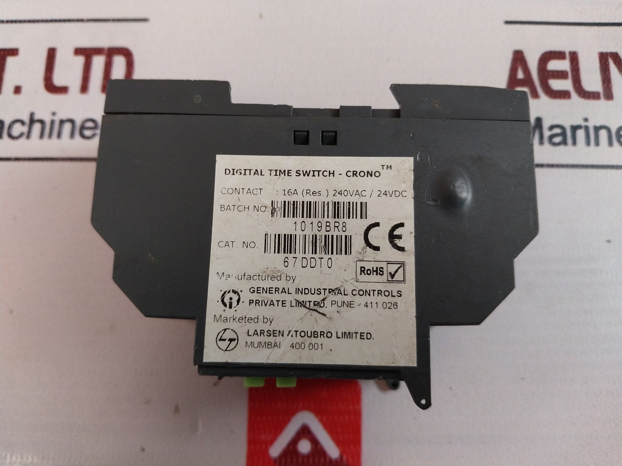 Gic 67Ddt0 Digital Time Switch 110-240 Vac 50/60 Hz