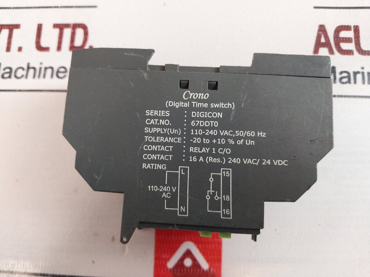 Gic 67Ddt0 Digital Time Switch 110-240 Vac 50/60 Hz
