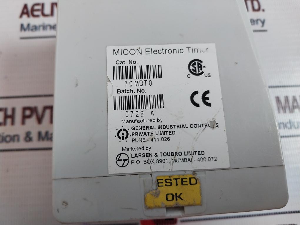 GIC 70MDT0 Multimode Electronic Timer Series 780 50/60Hz