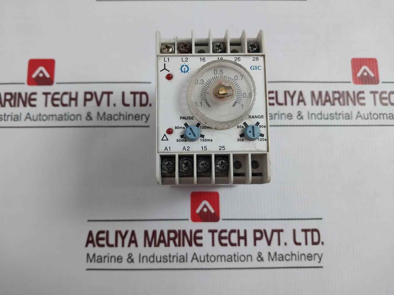 Gic 74sdt0 Micon Electronic Timer 240/415 Vac 50/60hz 5a 30/60/90/120 Sec