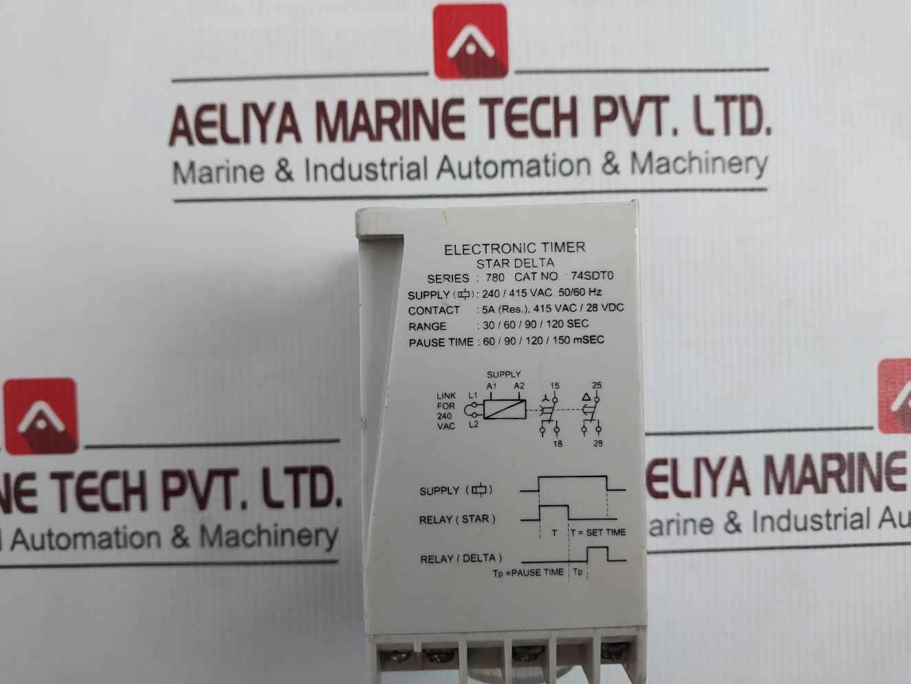 Gic 74sdt0 Micon Electronic Timer 240/415 Vac 50/60hz 5a 30/60/90/120 Sec