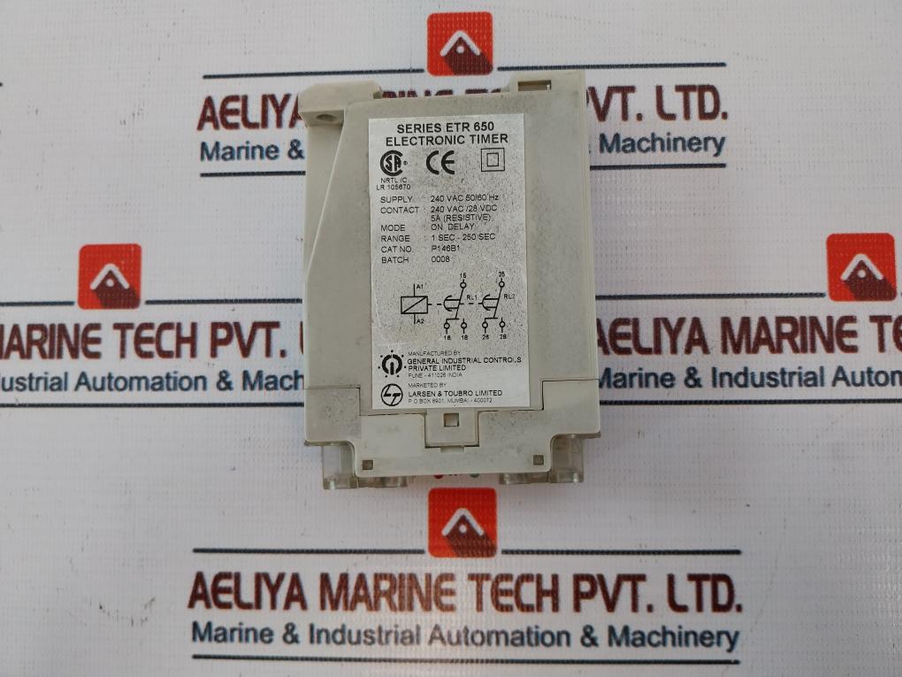 Gic Etr 650 Electronic Timer 240 Vac 50/60Hz