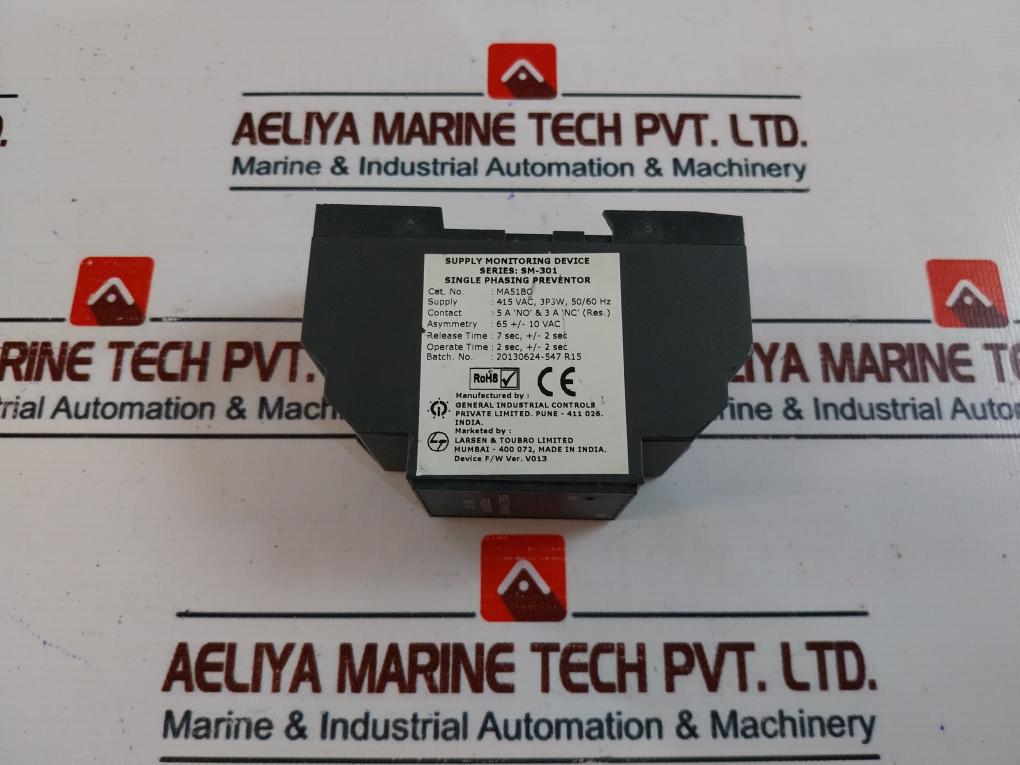 Gic Ma51Bc Phase And Voltage Control Relay 415Vac, 3P3W, 50/60Hz
