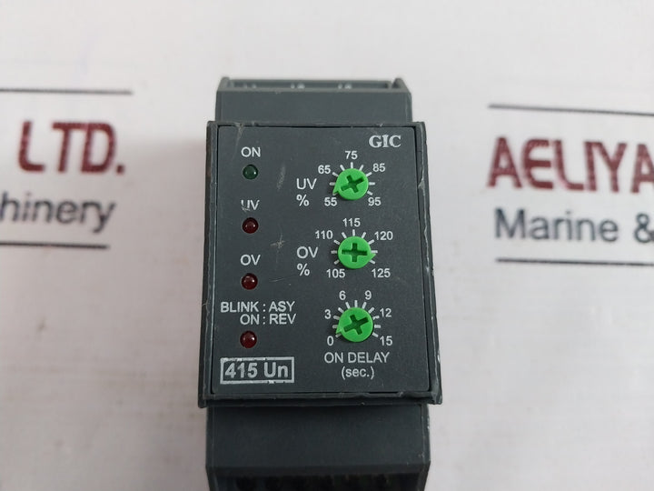 Gic Mg53Bh 3-phase Voltage Monitoring Relay 0-15 Sec Series-sm 501