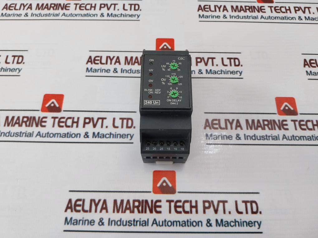 Gic Mg73Bh Phase Monitoring Relay 240 Vac 1Ph 48/63 Hz