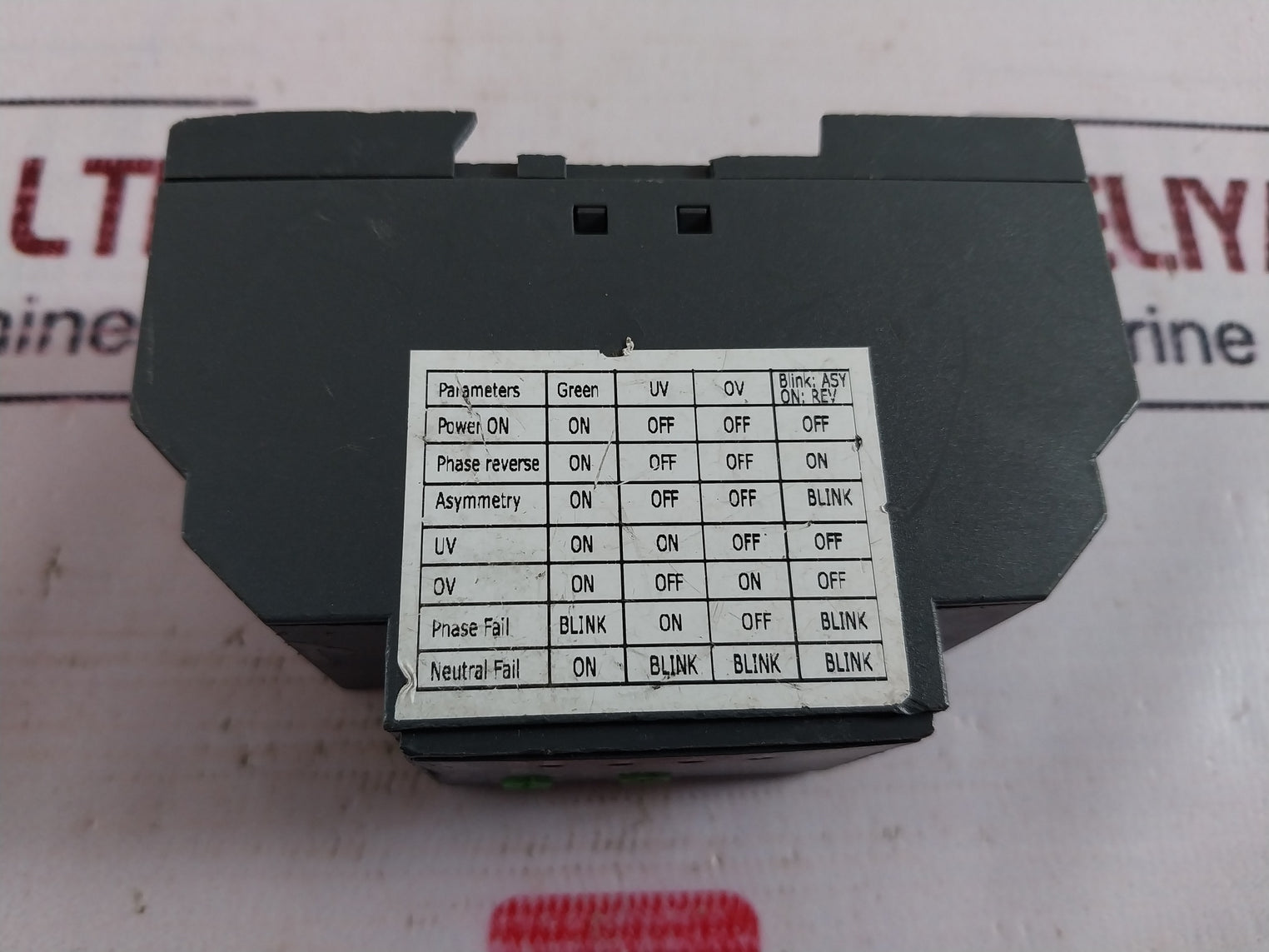 Gic Mac04D0100E Voltage Monitoring Relay 3Ph-4W 415Vac 47 To 53 Hz