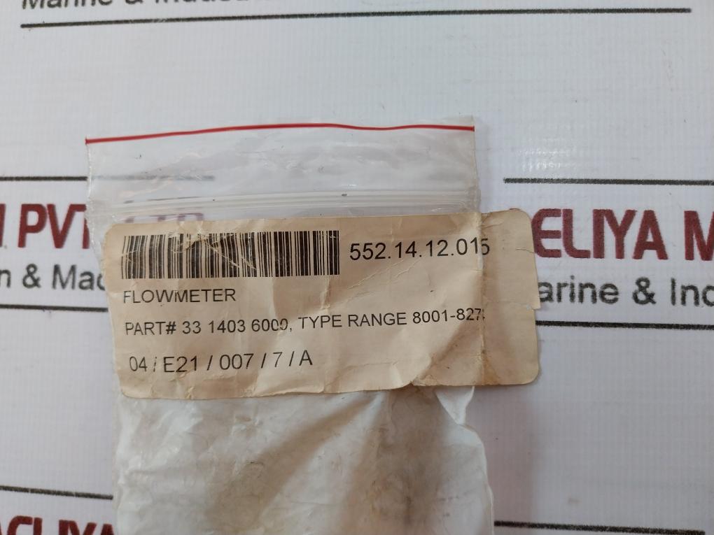 Gicar 9.0.97.63G Volumetric Flowmeter Nsf Component 8001-8274 33 1403 6000&nbsp;