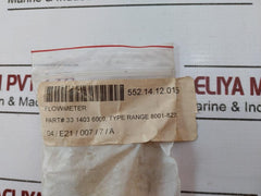 Gicar 9.0.97.63G Volumetric Flowmeter Nsf Component 8001-8274 33 1403 6000&nbsp;