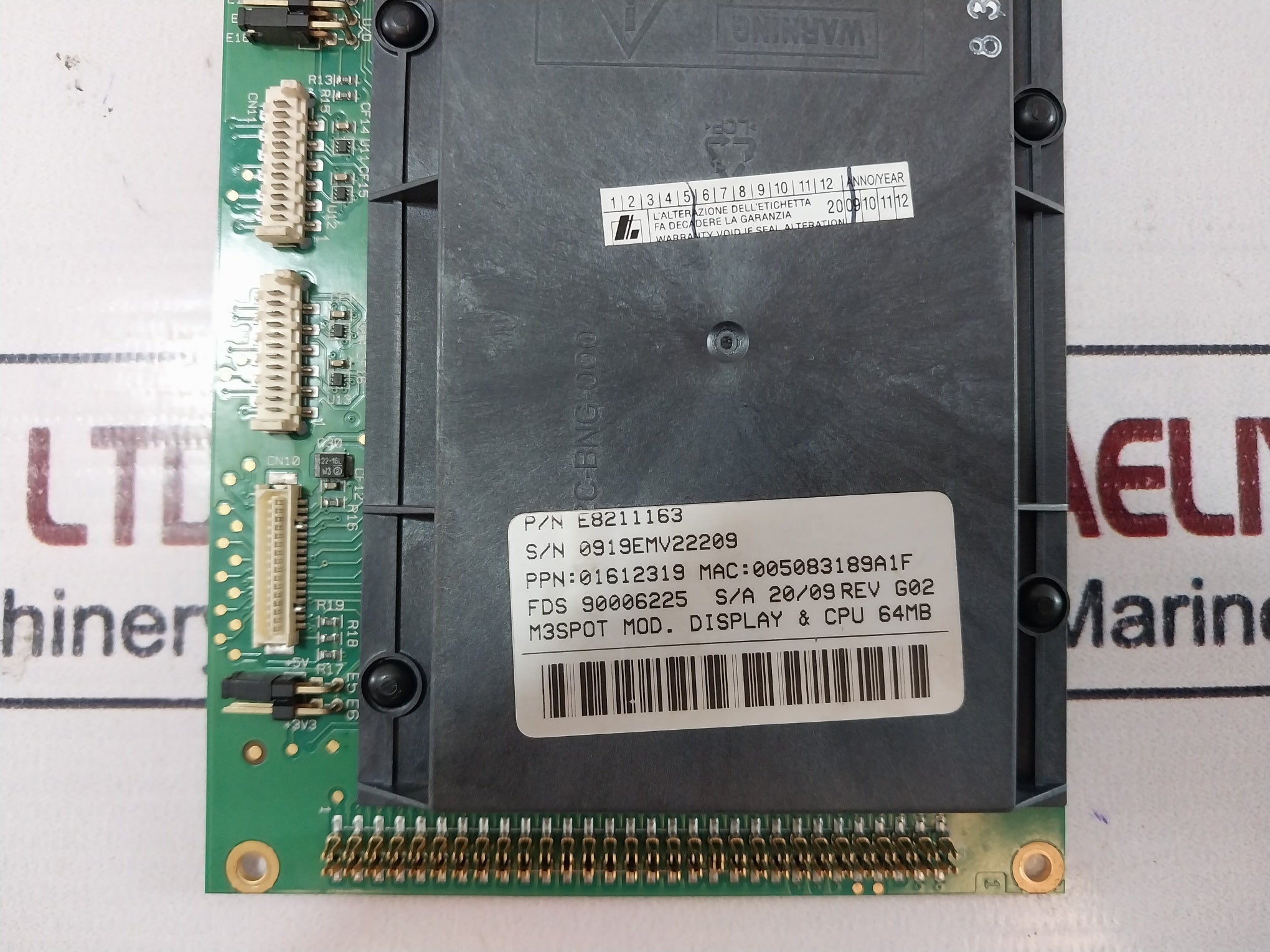Gilbarco Veeder-root 8111094 Cpu Unit Printed Circuit Board E8211163