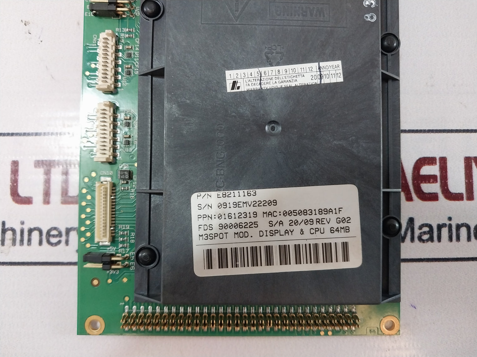 Gilbarco Veeder-root 8111094 Cpu Unit Printed Circuit Board E8211163