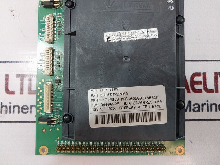 Gilbarco Veeder-root 8111094 Cpu Unit Printed Circuit Board E8211163