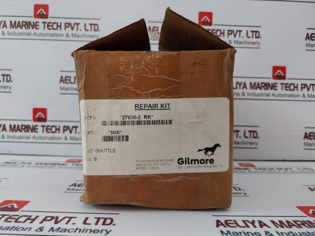 Gilmore 1-1/2” Sae Shuttle Valve Repair Kit 27030-2 RK