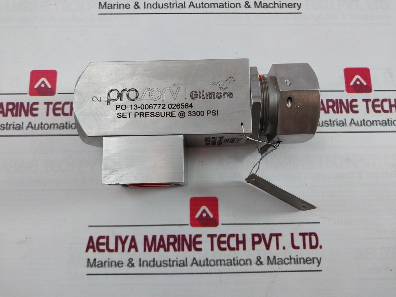 Gilmore 22511-3 Relief Valve 3/4 Npt Ver 018 1850–4500 Psi