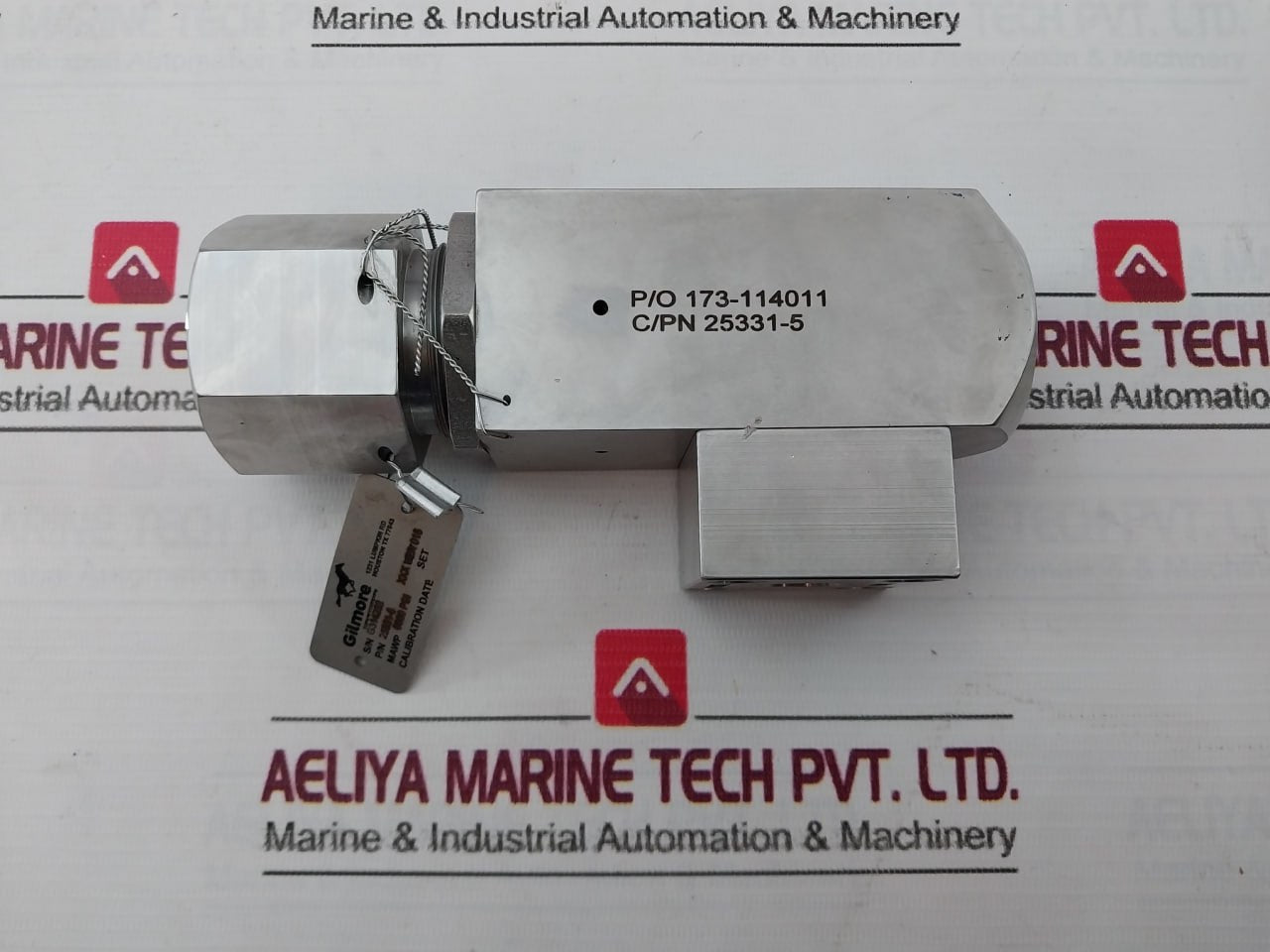 Gilmore 25331-5 Relief Valve Ver 015 6000 Psi 173-114011