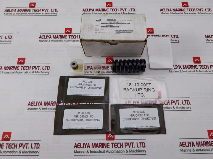 Gilmore 25331-5 Rk Relief Valve Repair Kit Rev S 18100-004B