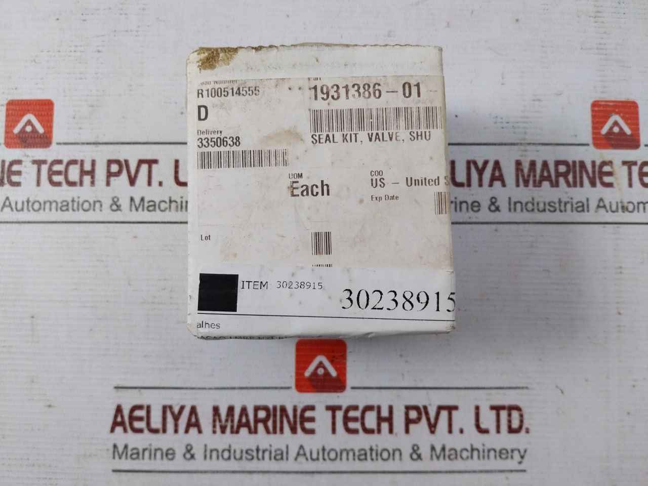 Gilmore 25412 Sk Shuttle Valve O-ring Seal Kit R100514555 Rev. B
