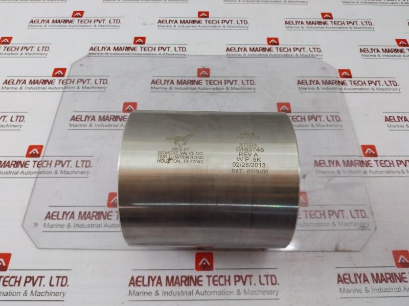 Gilmore 27024 W.P. 5K Pat. 6318400 1-1/2'' Shuttle Valve 1900500-11