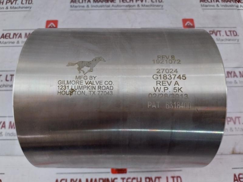 Gilmore 27024 W.P. 5K Pat. 6318400 1-1/2'' Shuttle Valve 1900500-11