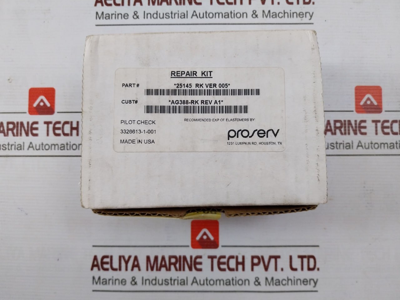 Gilmore Ag388-rk Repair Kit For Pilot Operated Check Valve 1" Sae W/ 3/8" Rev.A1