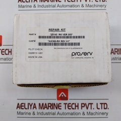 Gilmore Ag388-rk Repair Kit For Pilot Operated Check Valve 1" Sae W/ 3/8" Rev.A1