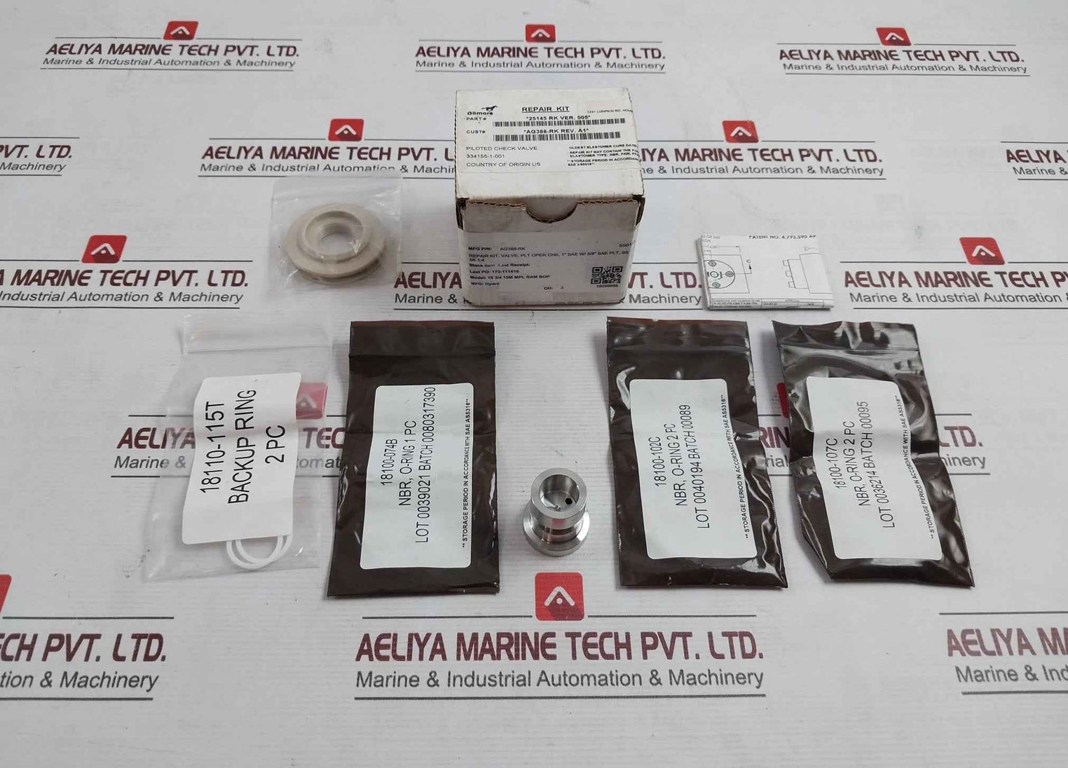 Gilmore Ag388-rk Repair Kit For Pilot Operated Check Valve 5000 Psi