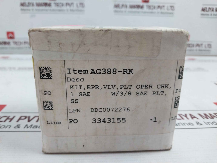 Gilmore Ag388-rk Repair Kit For Pilot Operated Check Valve 5000 Psi
