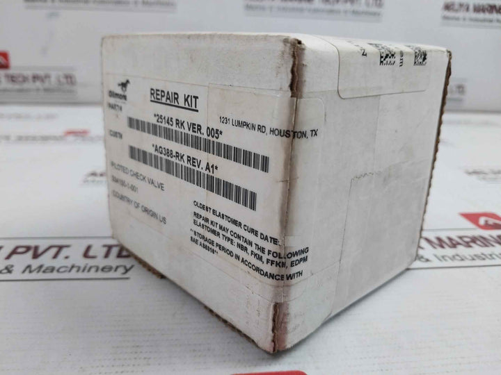 Gilmore Ag388-rk Repair Kit For Pilot Operated Check Valve 5000 Psi