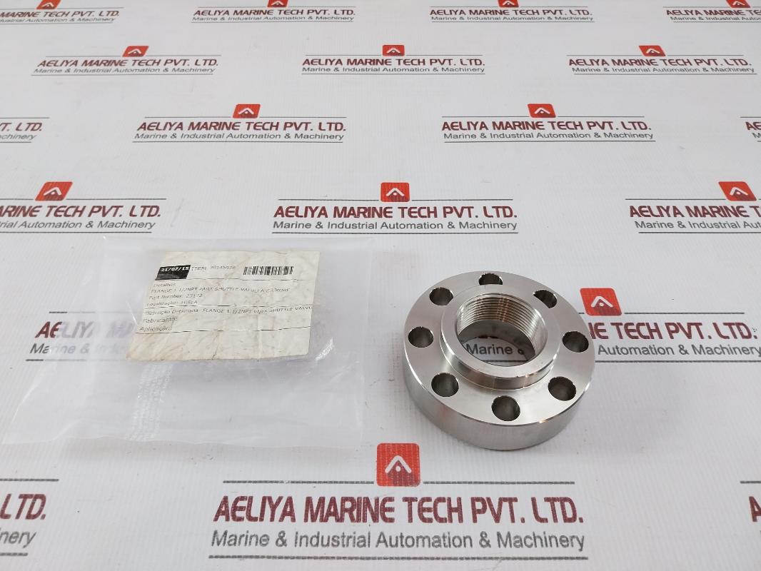 Gilmore 23172 Flange 1.1/2Npt For Shuttle Valve