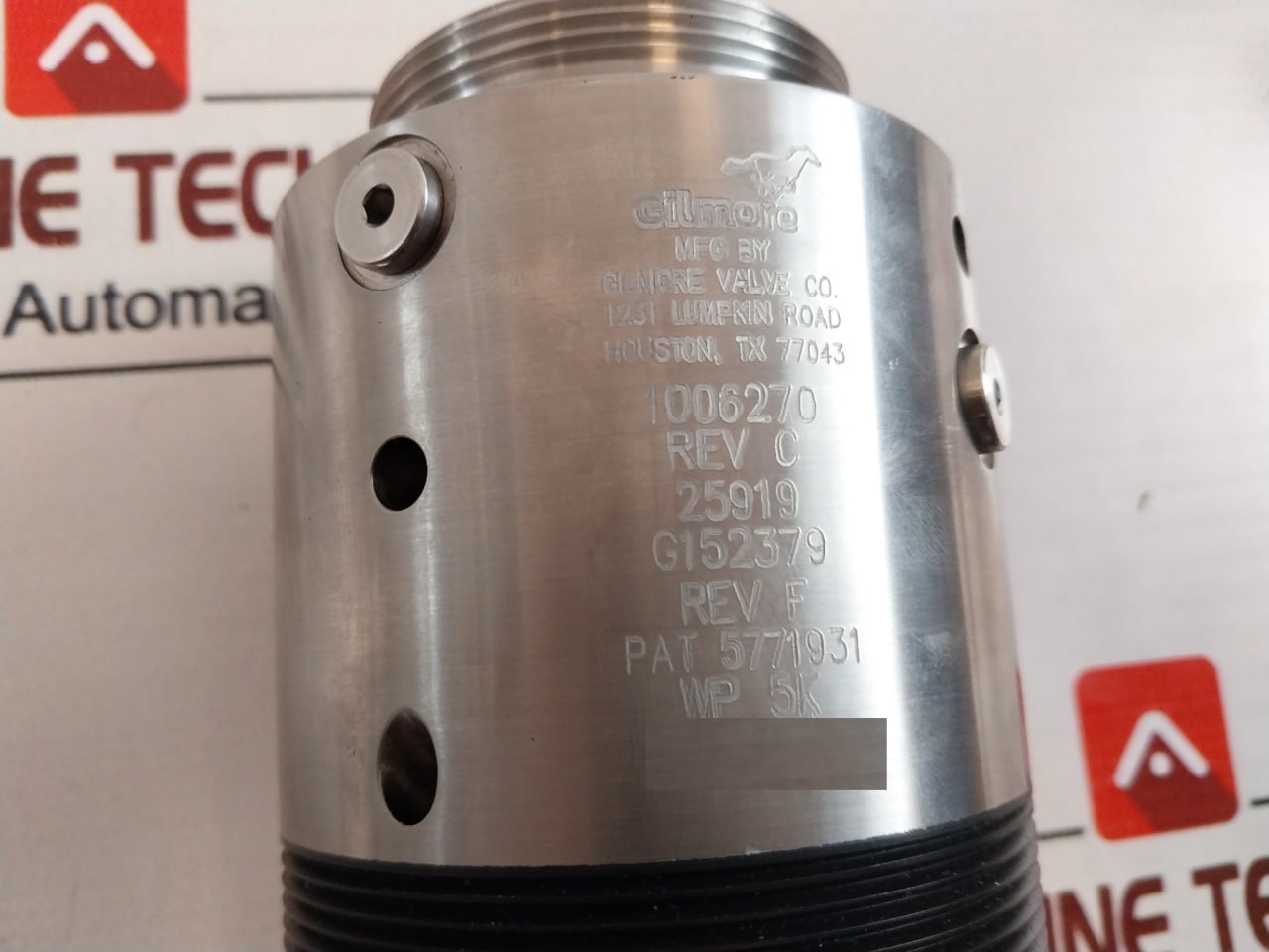 Gilmore 25919 Cartridge Valve 1006497 1” Spm