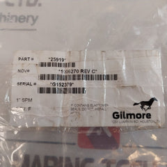 Gilmore 25919 Cartridge Valve 1006497 1” Spm