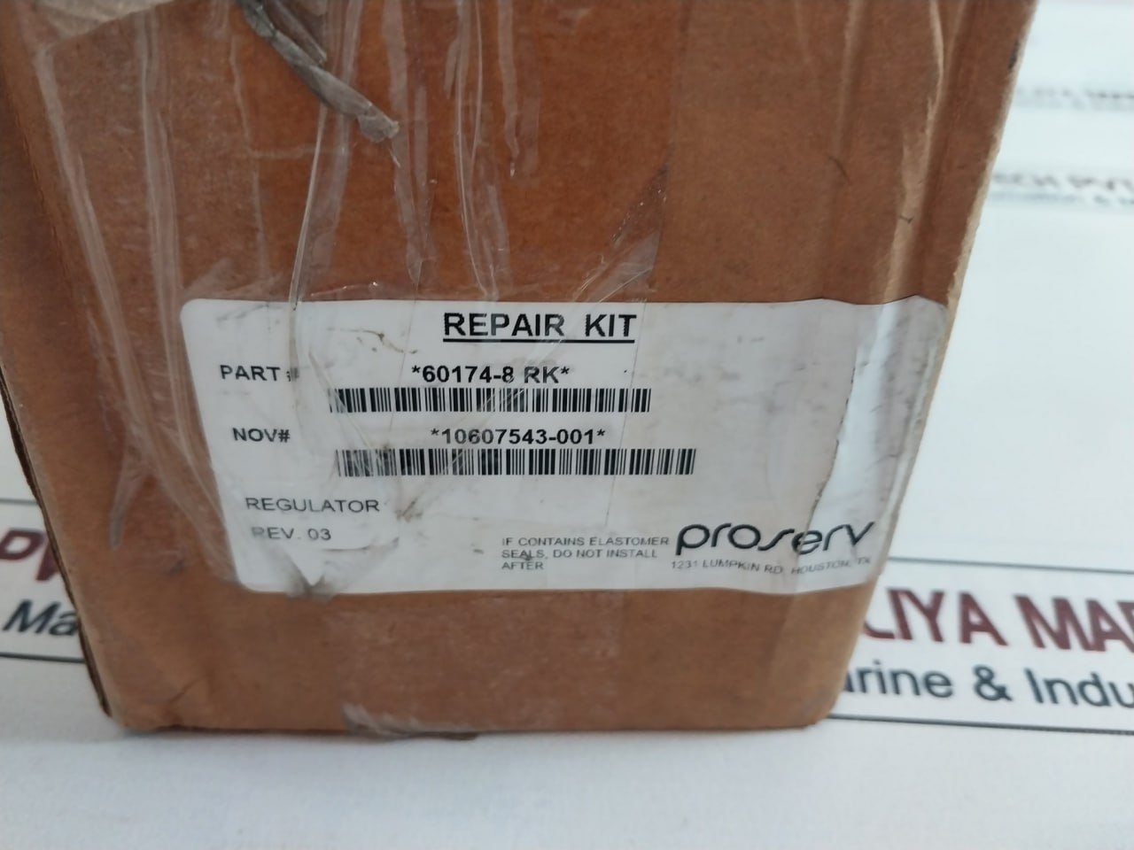 Gilmore 60174-8 Rk Regulator-sh Valve Repair Kit 10607543-001