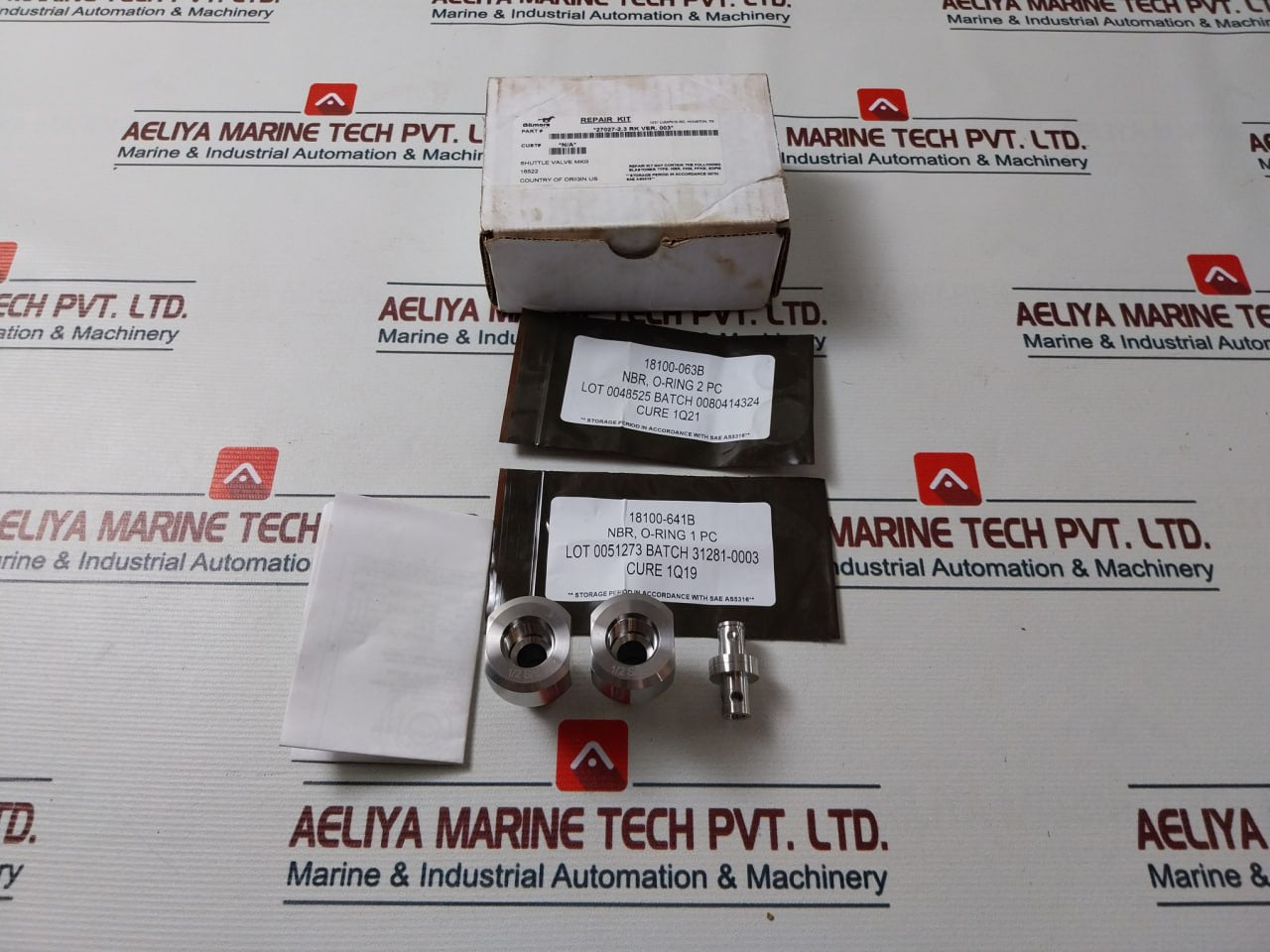 Gilmore Valve 27027-2.3 Shuttle Valve Repair Kit 1/2 Sae