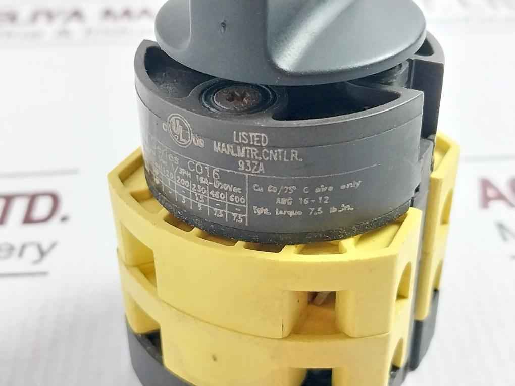 Giovenzana C016 Rotary Switch Ac-21A/Ac-22A 16A-690Vac Iec947-3