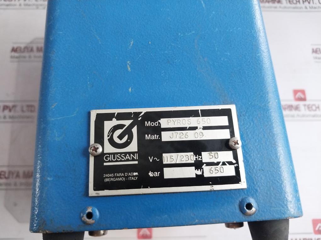 Giussani Pyros 650 Thermostatic Temperature Calibrator Tlk 39 J726 09 115/230 V-