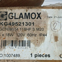Glamox Gcn(M)14 118Hf S M20 Industrial Lighting Fixture 1 X 18W 120V 60Hz