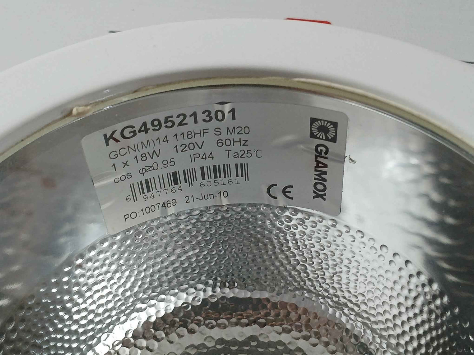 Glamox Gcn(M)14 118Hf S M20 Industrial Lighting Fixture 1 X 18W 120V 60Hz