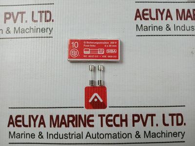Glass-Fuse-Link-250V-Iec-60127-2-2-Siba-70-001-34-Lot-Of-6X-209283-1