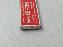 Glass-Fuse-Link-250V-Iec-60127-2-2-Siba-70-001-34-Lot-Of-6X-209283-9