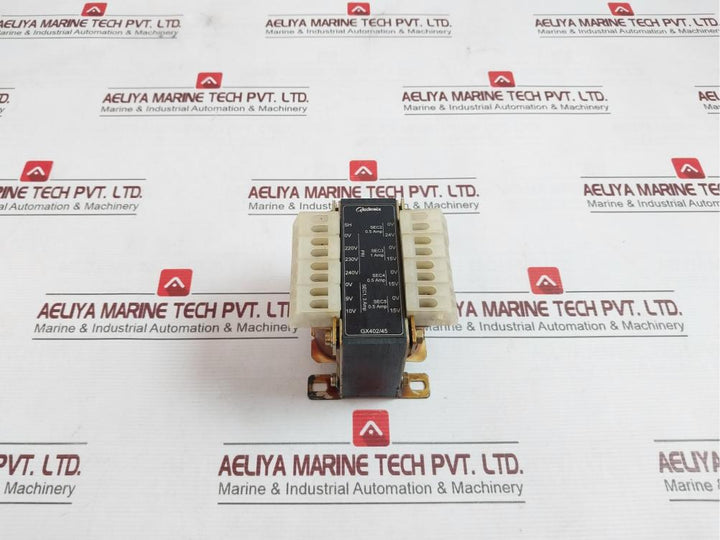 Glastronix Gx402/45 Transformer 0V-240V 08S0011 Class B/8 3 Amp.0V-10V