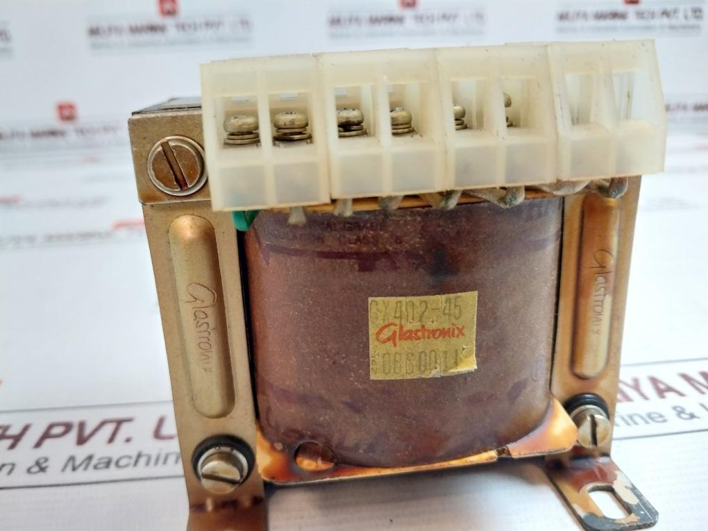 Glastronix Gx402/45 Transformer 0V-240V 08S0011 Class B/8 3 Amp.0V-10V