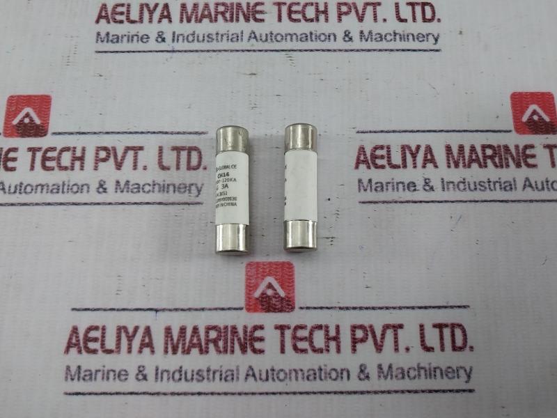 Lot Of 2X Global Ch14 Cylindrical Fuse 690V-120Ka Iec269 Vde0636
