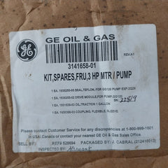 Global Gear Gd120S Drive Module Pump W/ Repair Kit 3141658-01, 1930255-05 Rev:A1