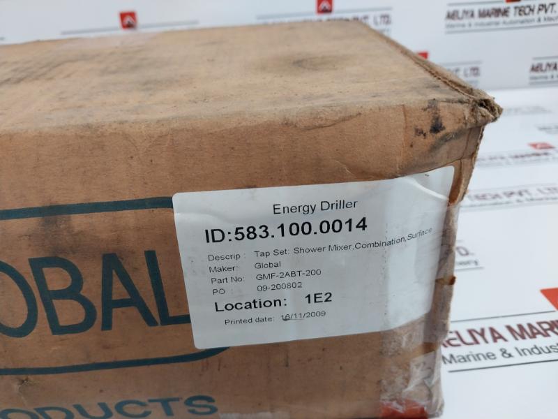 Global Gmf-2abt-200 Shower Mixer Combination Tap Set