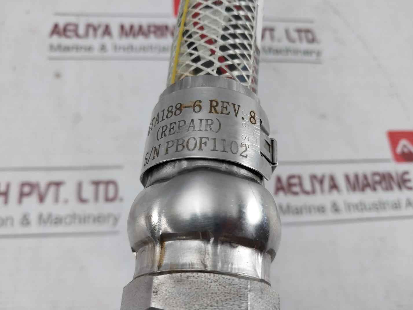 Globaltech Gta188-6 Pbof Gt-flowmeter Cable Assembly Rev 8 2-meter Ss316