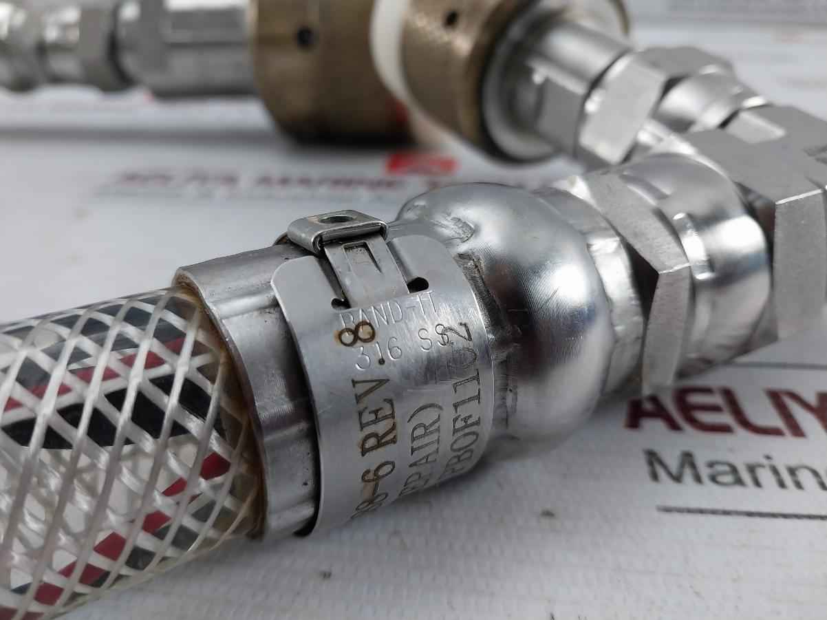 Globaltech Gta188-6 Pbof Gt-flowmeter Cable Assembly Rev 8 2-meter Ss316